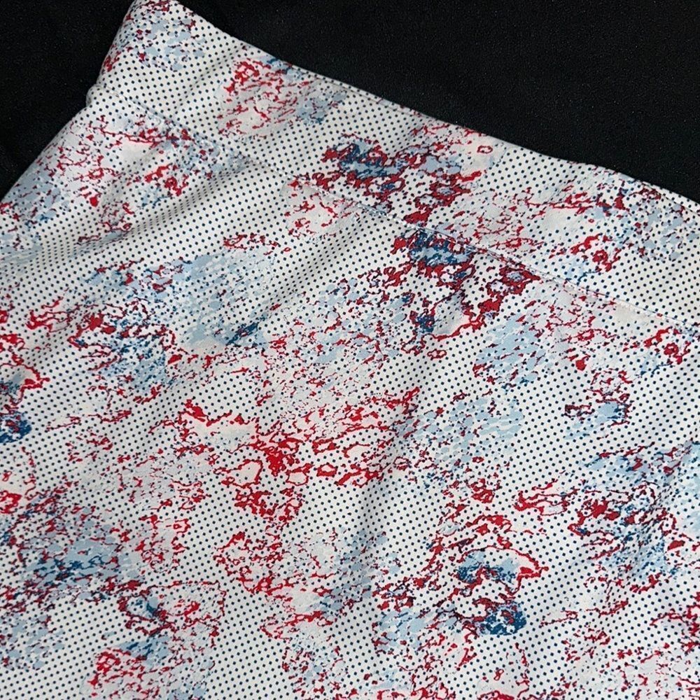 Pebble Beach Multicolor Pattern Skort Size Xl - image 5